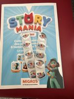 Autocollants Story Mania Migros lot 10x