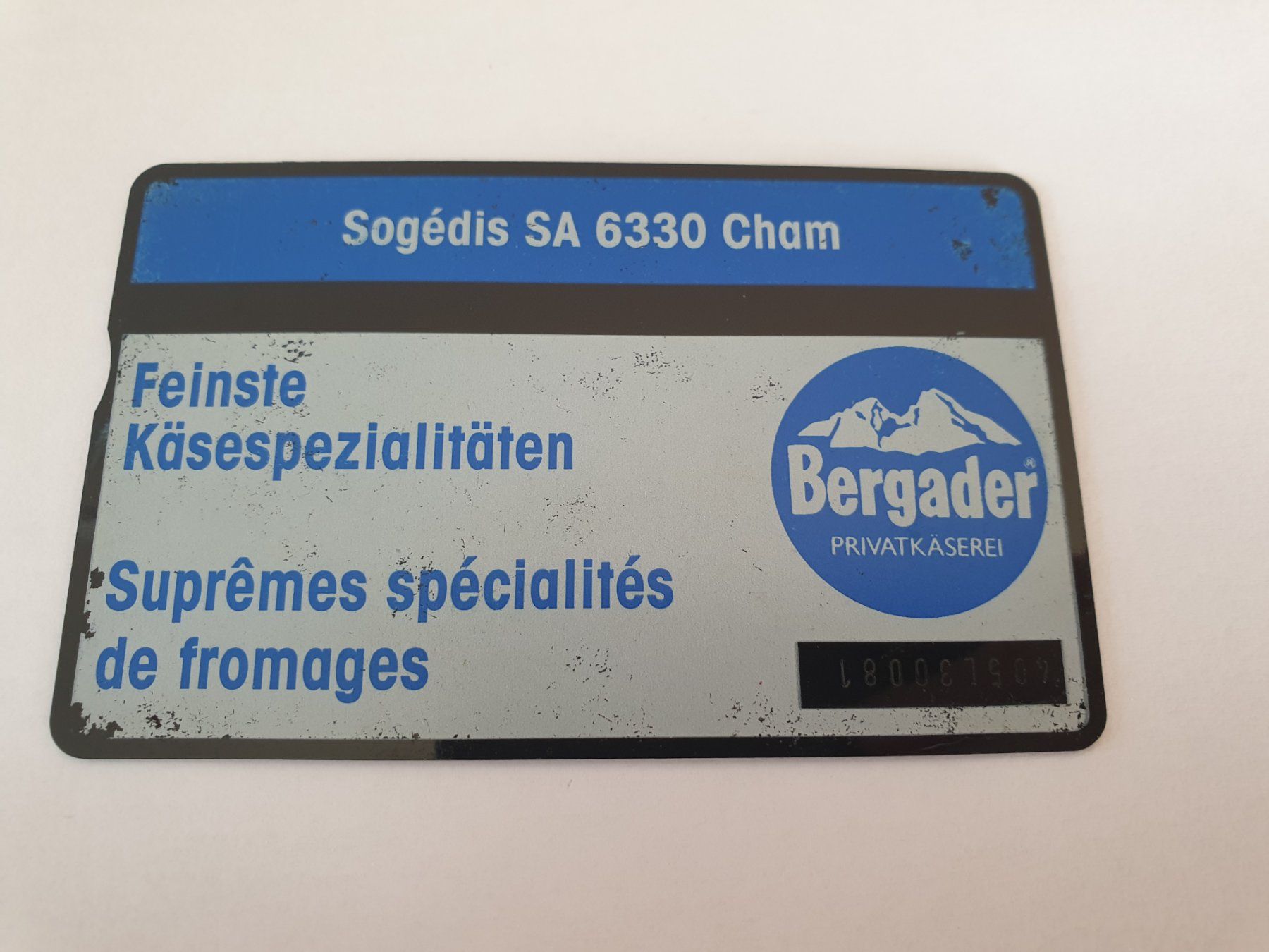 Cartes de téléphone: Bergader 405L30081 – D'occasion à Rain par chesz 1