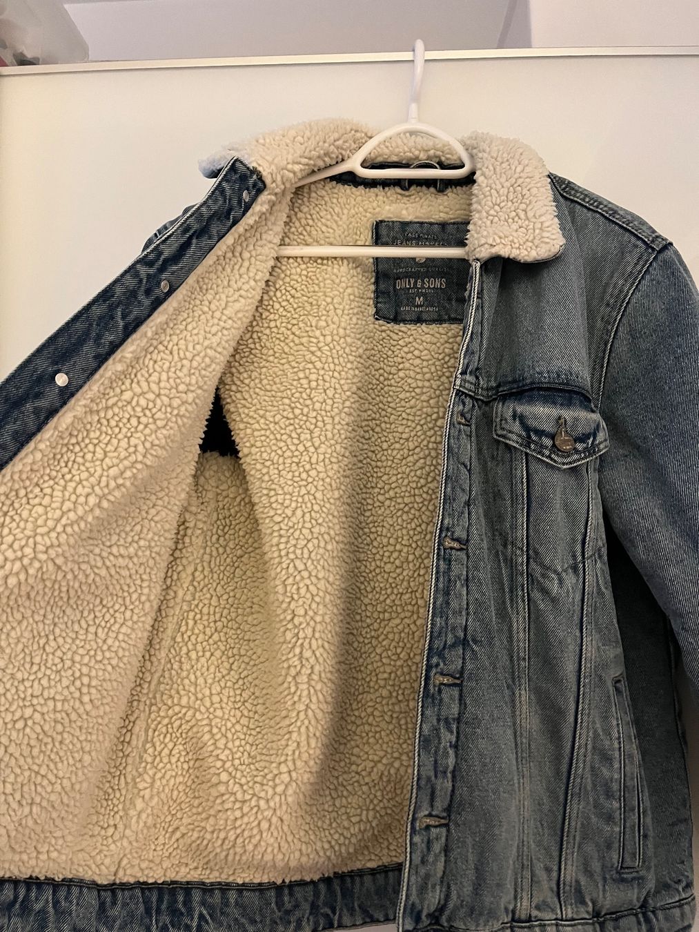 Giacche: Herren Jeansjacke mit Teddyfutter Gr. M – Usato da Thun venduto da Jolo1406 1