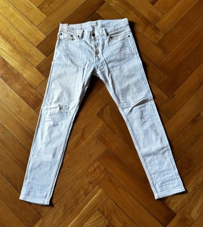 Jeans blanc, Bonnegueule, taille 31