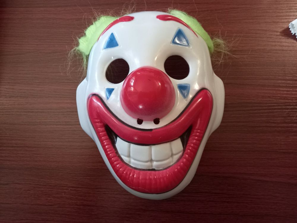 Grand Masque De Carnaval Clown 61 Cm – Cesar Vintage Déco Fête