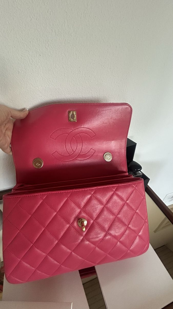 Chanel Taschen für Damen: Chanel Trendy CC Top Handle Pink  – Gebraucht aus Arzier-Le Muids von kaczuszka 5