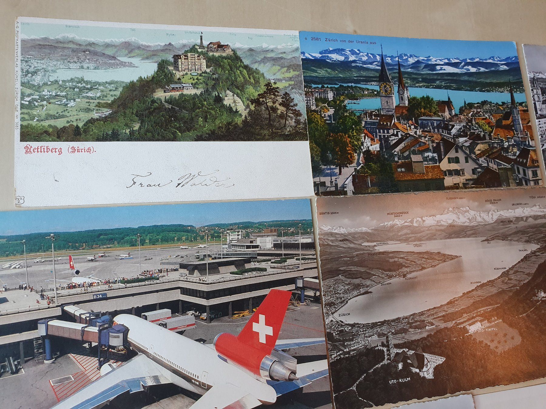 Ansichtskarten: 10 x Karten Zürich ab 1900 – Gebraucht aus Stansstad von collectorsshop 1