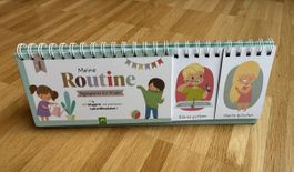 Aufstellbarer Routineplaner für Kinder mit Klappen