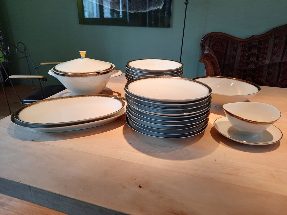 Service à poisson pour 12 personnes (15) - Porcelaine