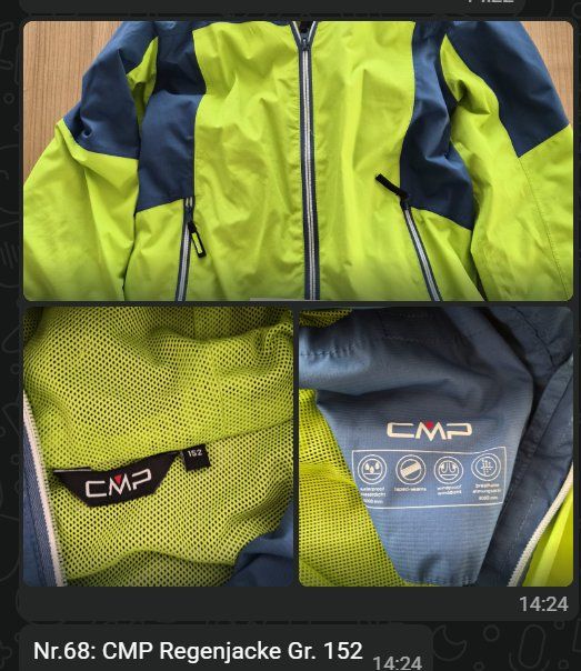 CMP Jacken & Mäntel: Regenjacke Kids CMP / Gr. 152 – Gebraucht aus Schötz von Nico040 3