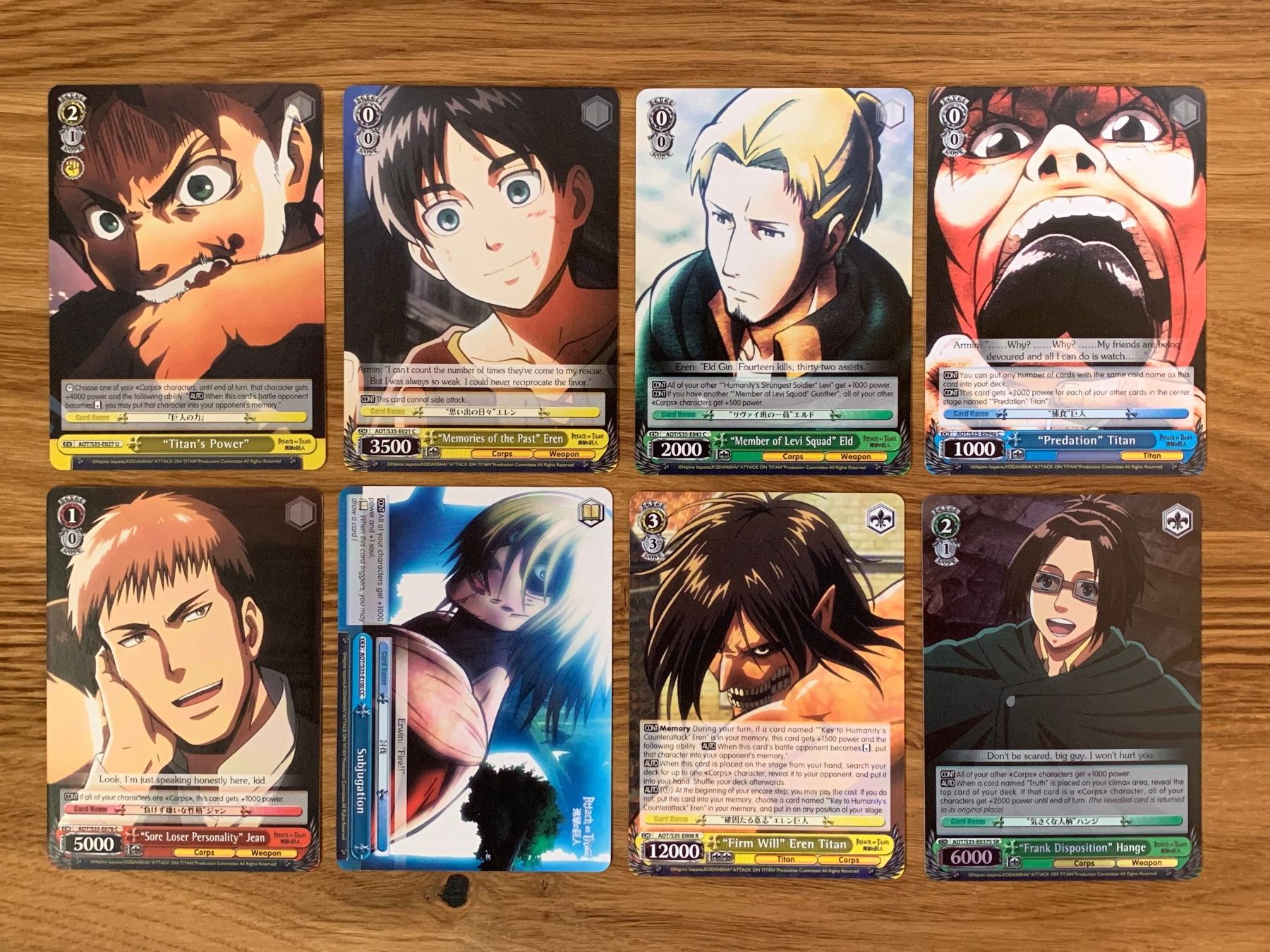 Sammelbilder & Trading cards: Weiss Schwarz TCG - Attack on Titan Trial Deck – Neu (gemäss Beschreibung) aus Weinfelden von Yenaris 3