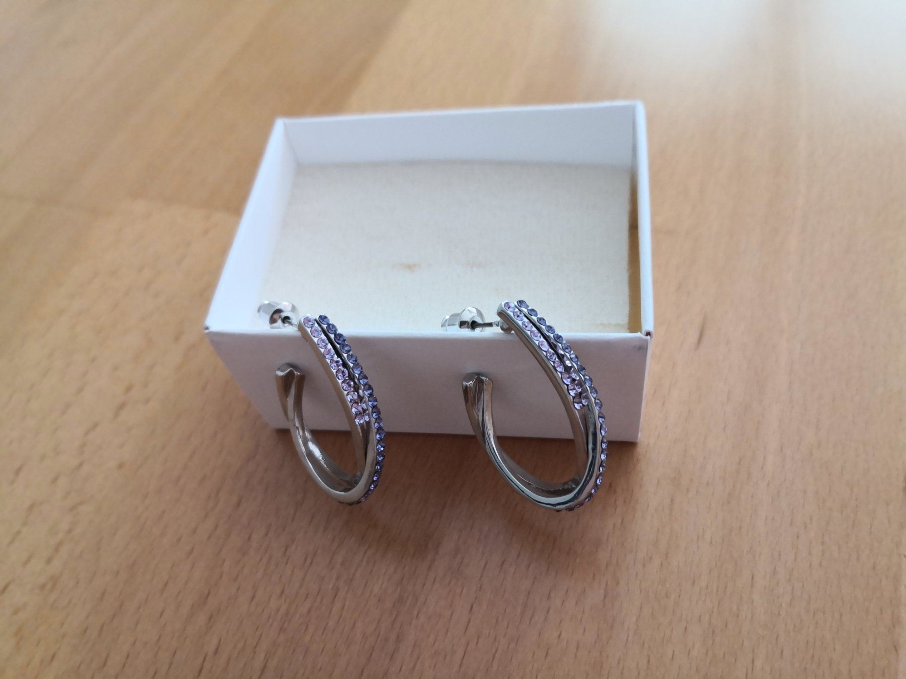 Swarovski Orecchini pendenti & Orecchini a lobo: Ohrringe mit Swarovski-Steinen – Nuovo (secondo la descrizione) da Winterthur venduto da Mel_Nuttree 3