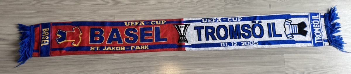 FC Basel Foulard & Sciarpe: Fc Basel Uefa Cup Schal – Usato da Lenzburg venduto da Meister_k