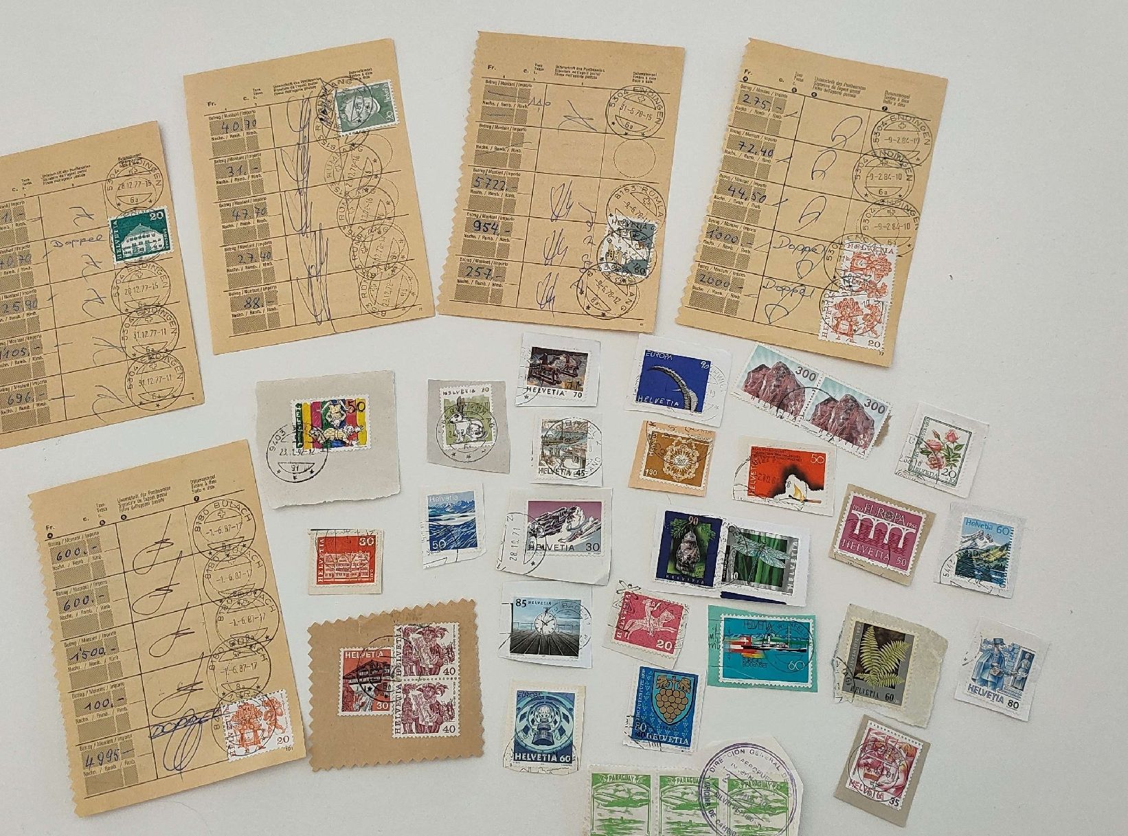 Tutti i francobolli: Briefmarken-Sammlung - Marken ab ca. 1971 &  alte Postdoppel – Usato da Gipf-Oberfrick venduto da minini