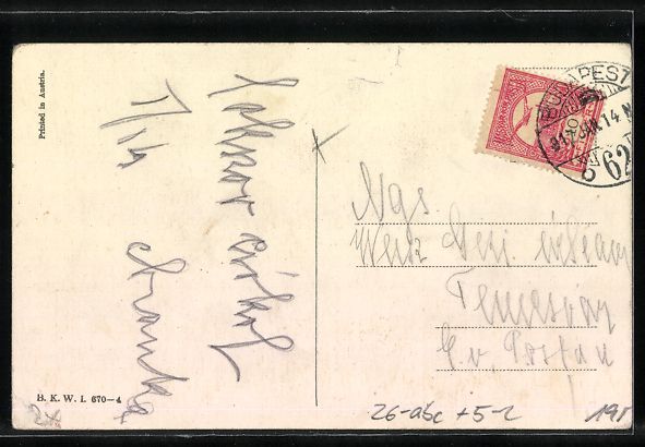 Cartoline postali: sign. Mitzi Marbach: Paar auf einer Wies – Usato da Berlin venduto da bartko-reher 1