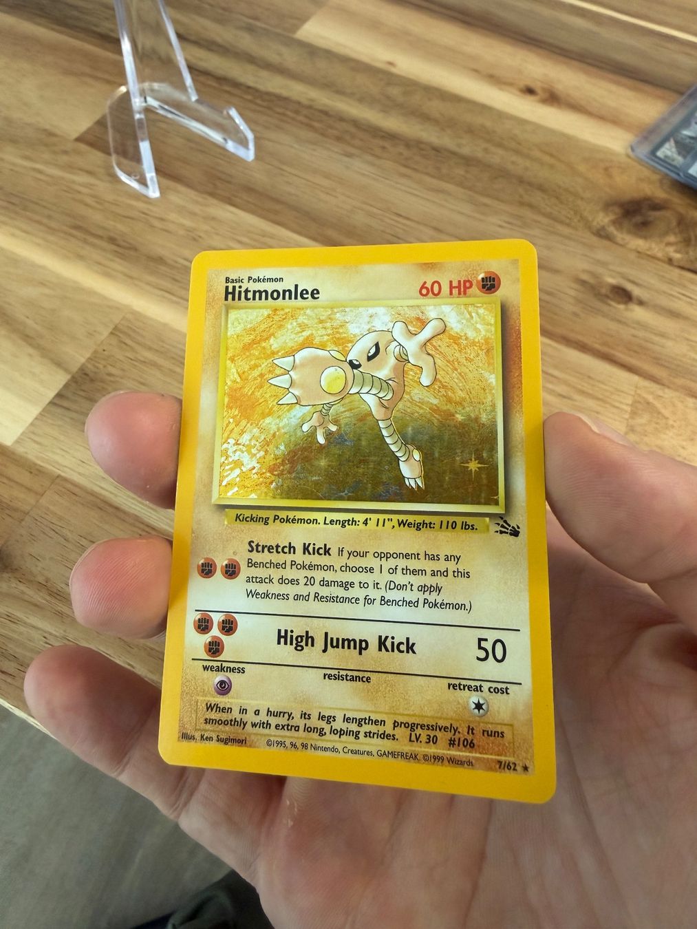 Pokémon Carte collezionabili: Hitmonlee Fossil – Usato da Anglikon venduto da Zappierjester85 2