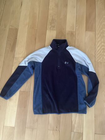 Herren Fleeceshirt L 52/54 Luciano dunkalblau guter Zustand