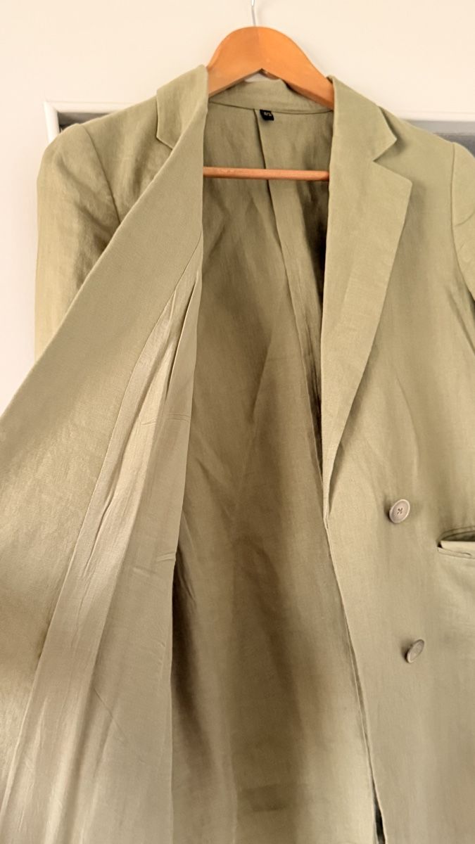 Jacken: Blazer Massimo Dutti lin vert olive taille 34  – Gebraucht aus Bulle von LeMoleson 1