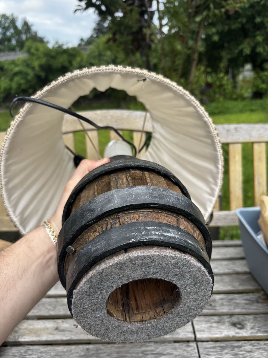 Lampes: Rustic Wooden Wagon Wheel Table Lamp with Shade! – D'occasion à Seuzach par Wolf936 6