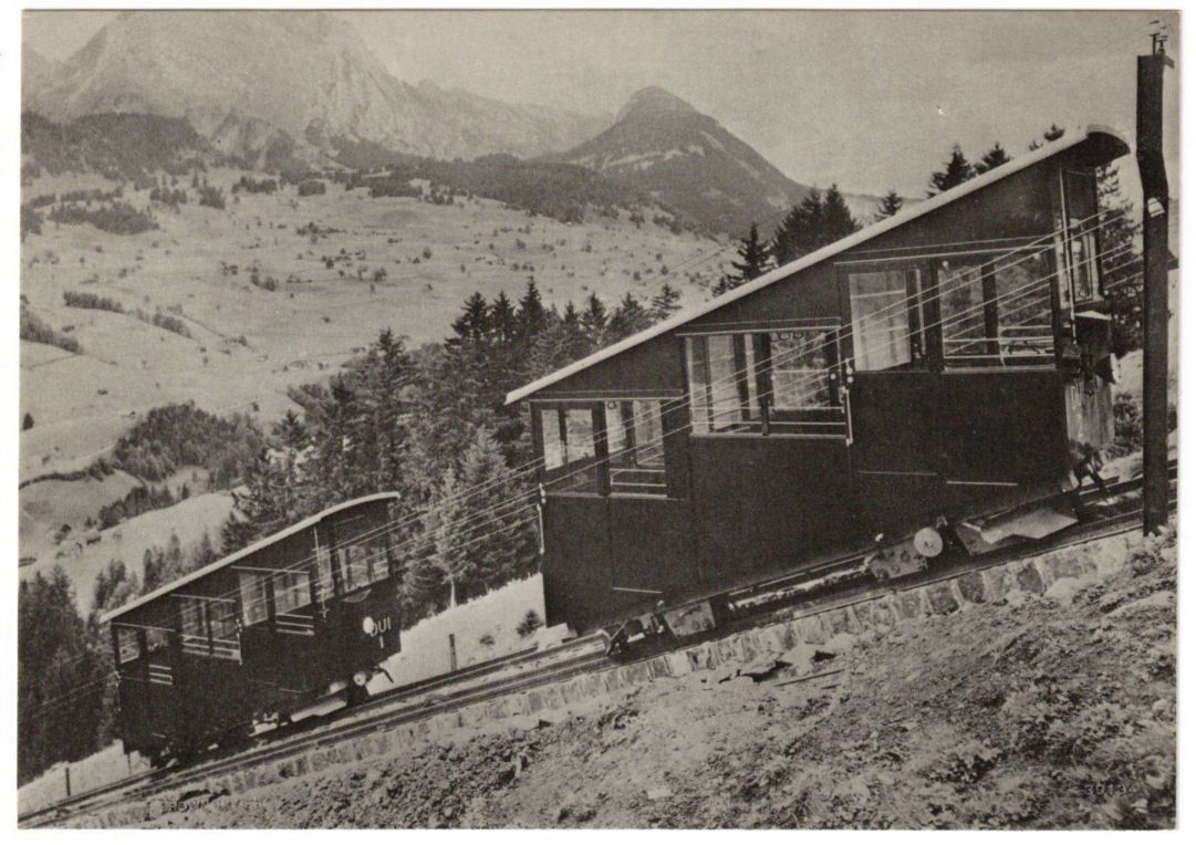 Cartoline postali: Unterwasser - Standseilbahn Iltios – Usato da Binningen venduto da Mountainrider