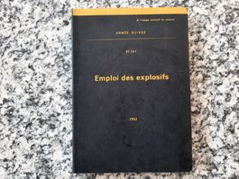 Emploi des explosifs