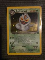 Pokemon Dark Arbok/Dunkles Arbok Holo Team Rocket Base Good