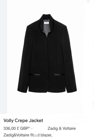 ZADIG & VOLTAIRE (42) M-L Neu/NP410CHF Blazer Jacke