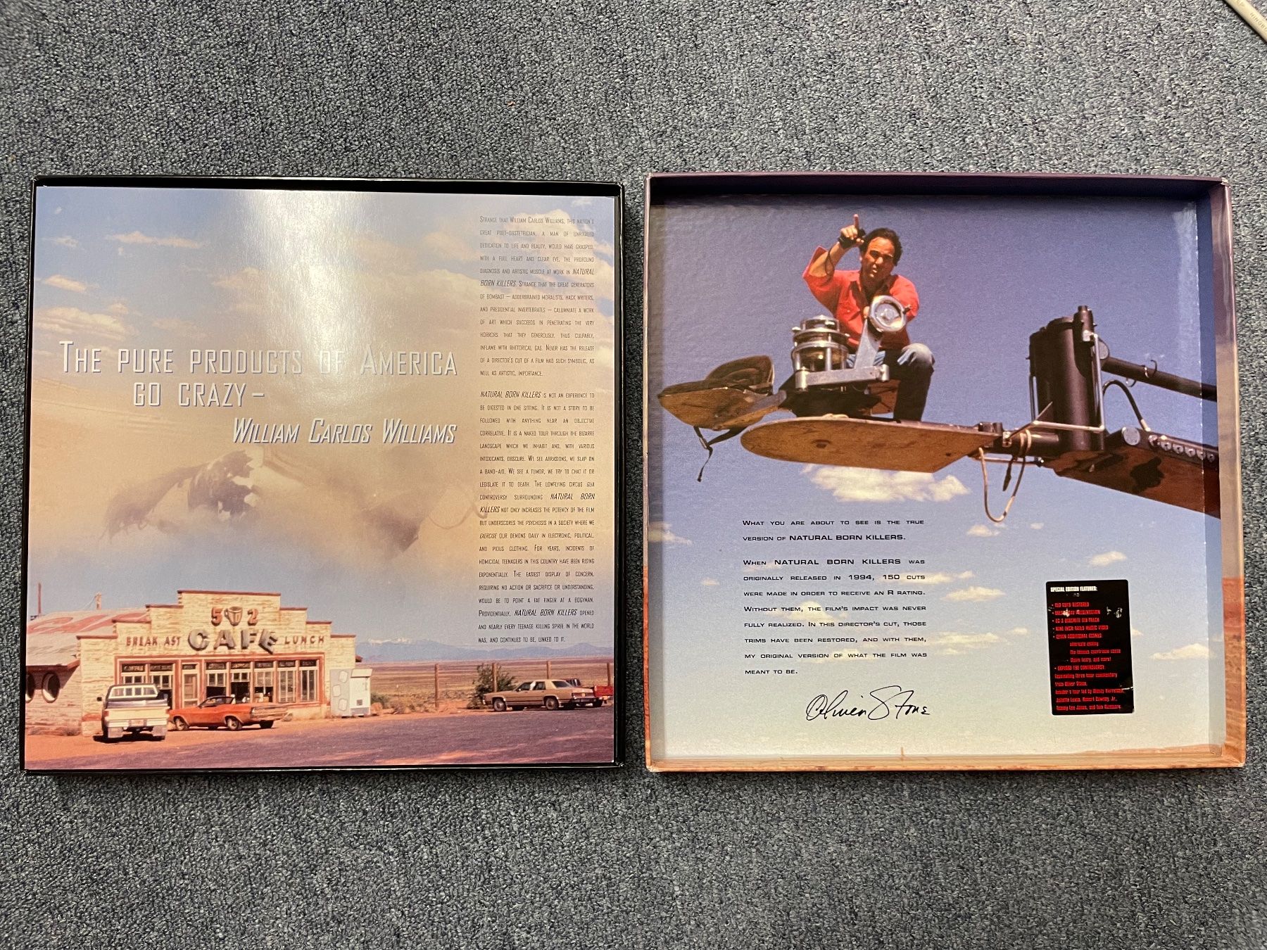 Alle DVDs: Natural Born Killers - BOX - LASER DISC - LD - Engl. Orig. – Gebraucht aus Stans von Brode 2