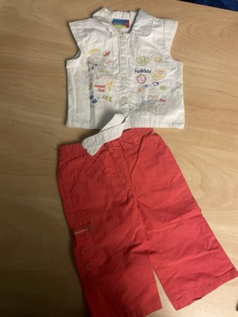 Sommer Set Topolino Gr. 74, Shirt und Hose, Neu