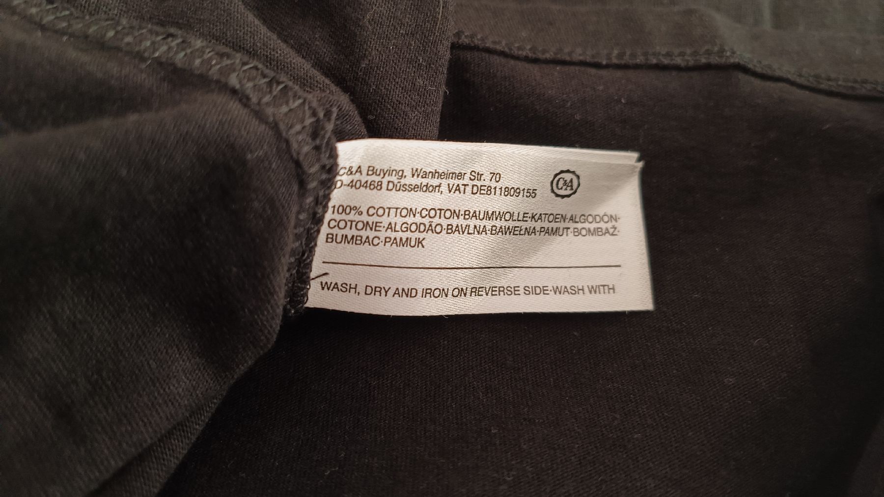 C&A Camicette, T-shirt & Top: Shirt 158/164 schwarz – Usato da Villmergen venduto da toptip1970 3