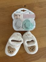 Baby Schuhe & Schnullerset 6-18 Mt. / Geschenk,Mitbringsel