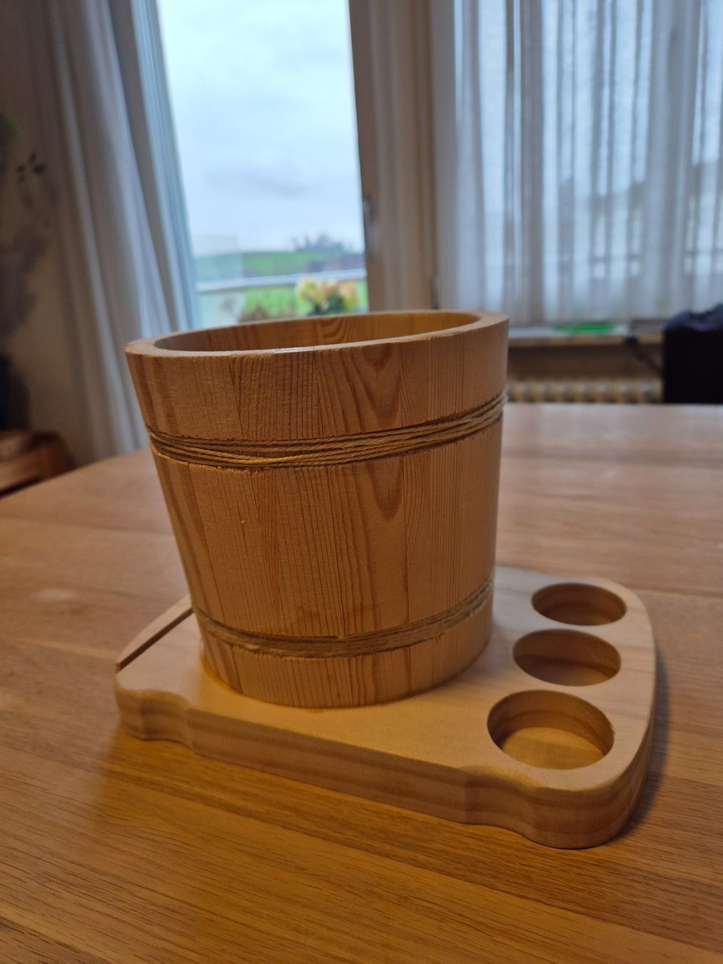 Cucine complete: Holz-Küchen Organizer mit Tablett, Besteckhalter – Nuovo (secondo la descrizione) da Sempach Station venduto da Br.STEPHAN-MARIA 2