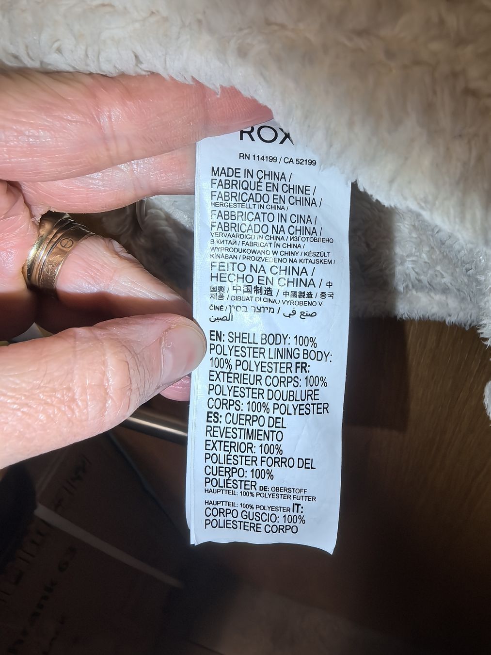 Roxy Maglioni & Felpe: Roxy Damen Fleece – Nuovo (secondo la descrizione) da Bad Ragaz venduto da chenk24 3