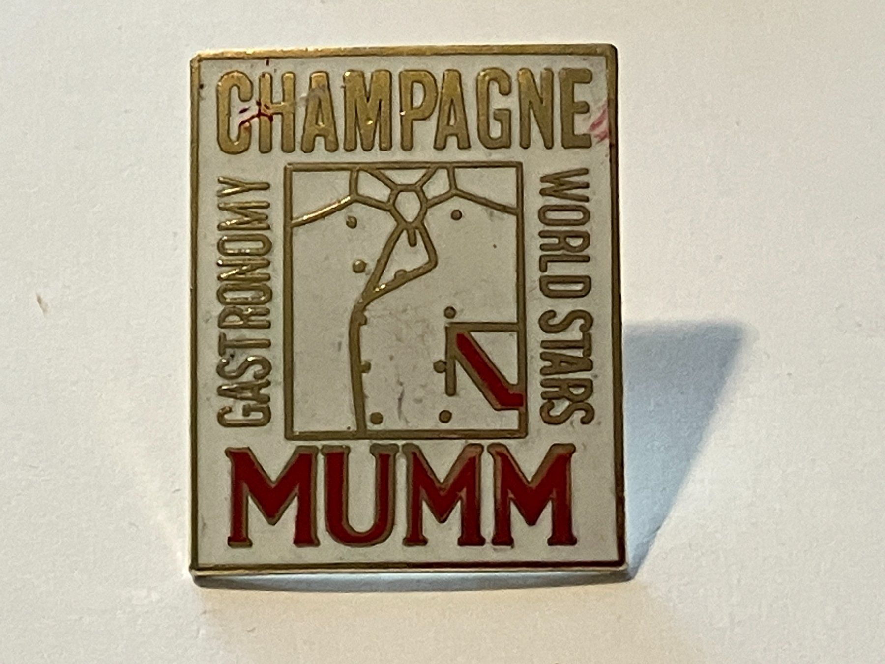 Plaketten & Abzeichen: 1 Pin Champagne Mumm – Gebraucht aus Basel von djwwpp