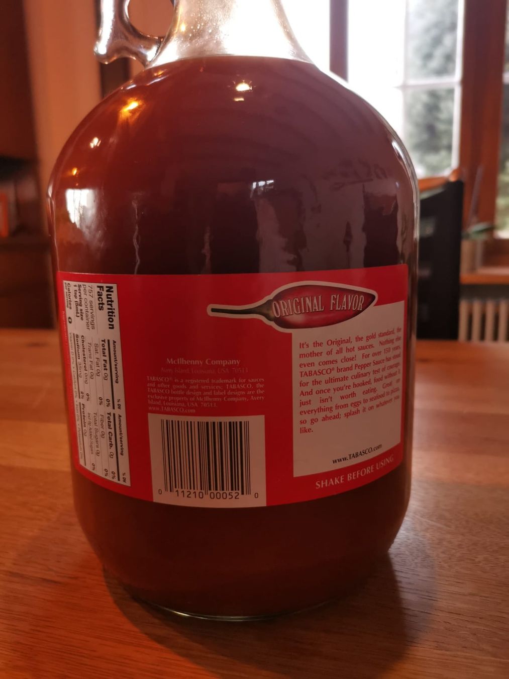 Sonstiges Geschirr & Gläser: Tabasco Vorratsflasche 3.8L – Neu und originalverpackt aus Windisch von Gestle 1