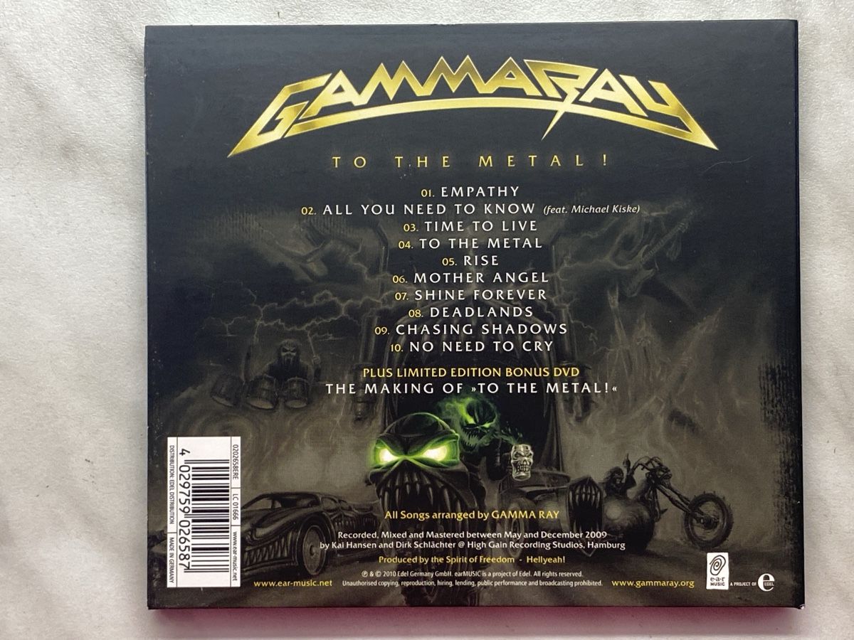 CDs: Gamma Ray "To The Metal" + Bonus DVD – Neu (gemäss Beschreibung) aus Aigle von St_anger 1