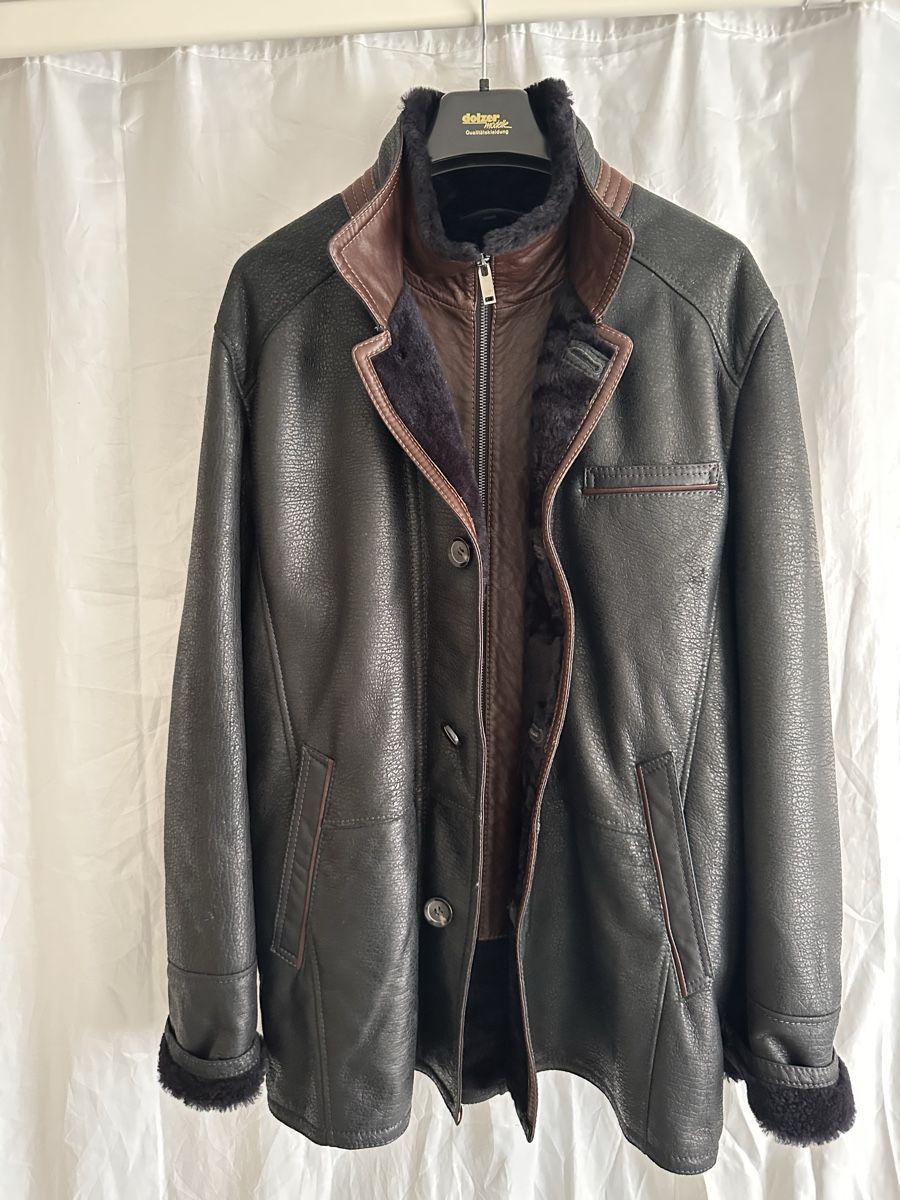 Jacken: MADDOX HERREN LEDERJACKE FELLFUTTER SCHWARZ 54 – Neu (gemäss Beschreibung) aus Walzenhausen von Zaisan 1