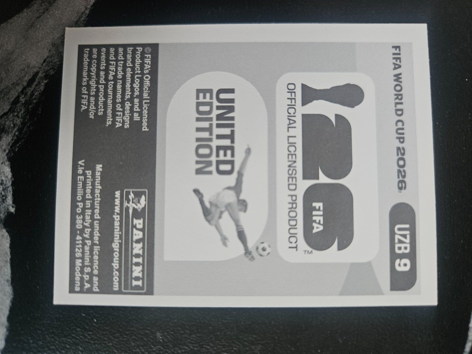 Panini Cartes à collectionner: UZB 9 – D'occasion à Würenlingen par Dinli 1
