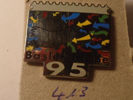 1 Basler Taube 95 Briefmarken Pin (413)