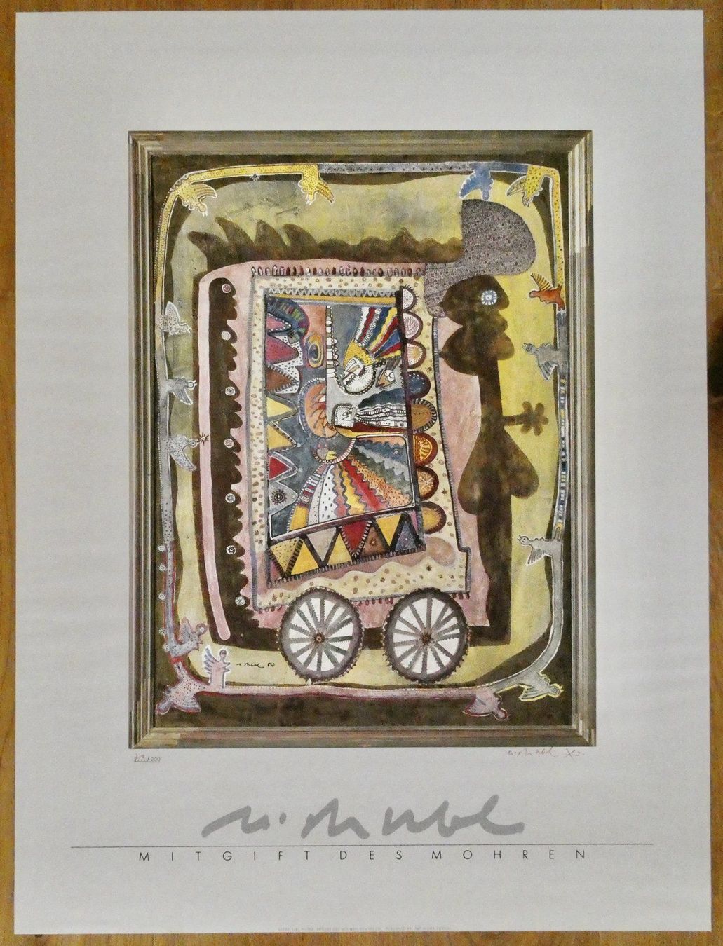 Foto & Immagini: Mitgift des Mohren, Urs Huber Kunstdruck – Usato da Lüchingen venduto da Eeizo