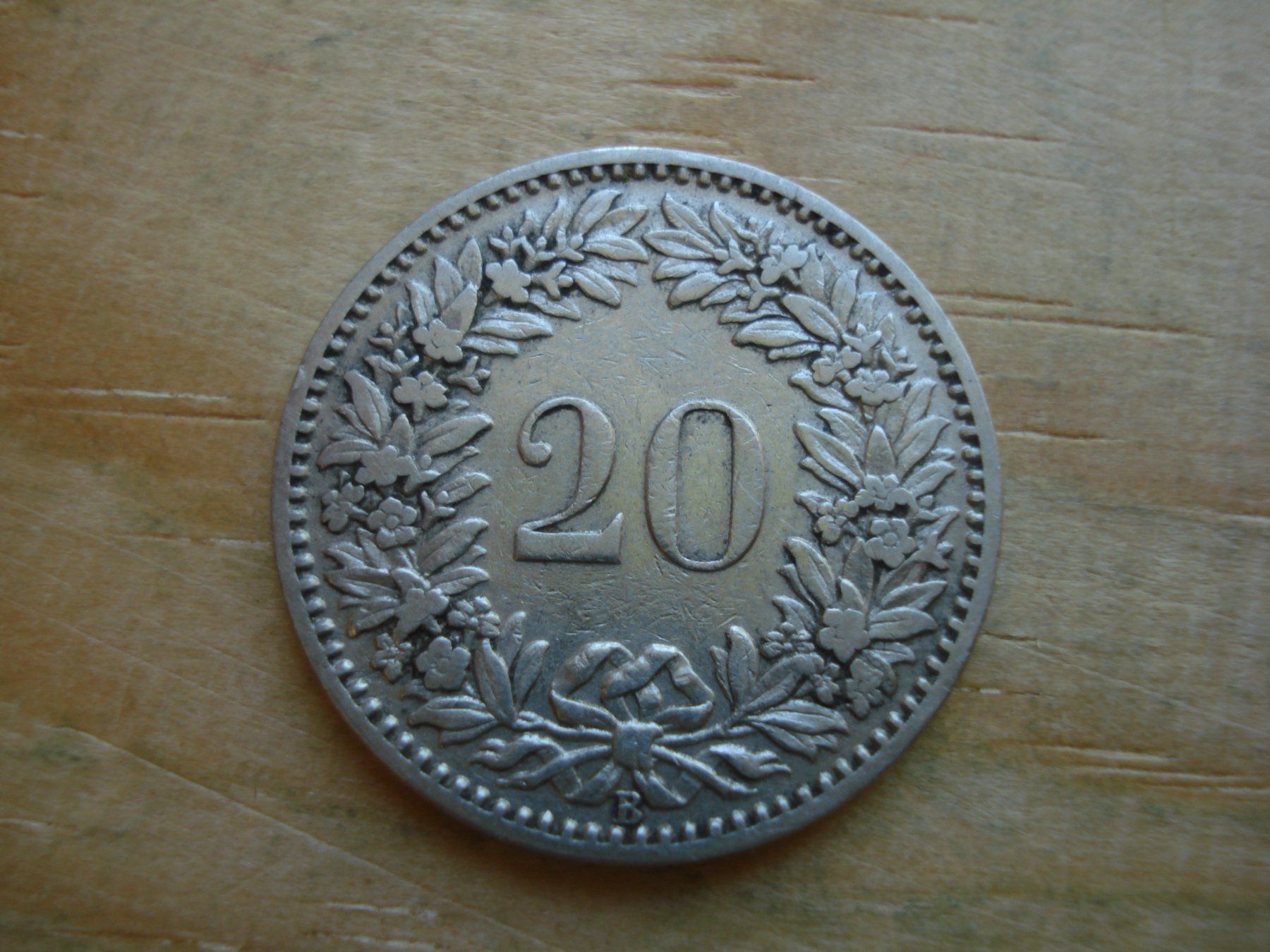 Alle Münzen: (S1) 20 Rappen 1902 – Gebraucht aus Erlach von Net-Coins 1