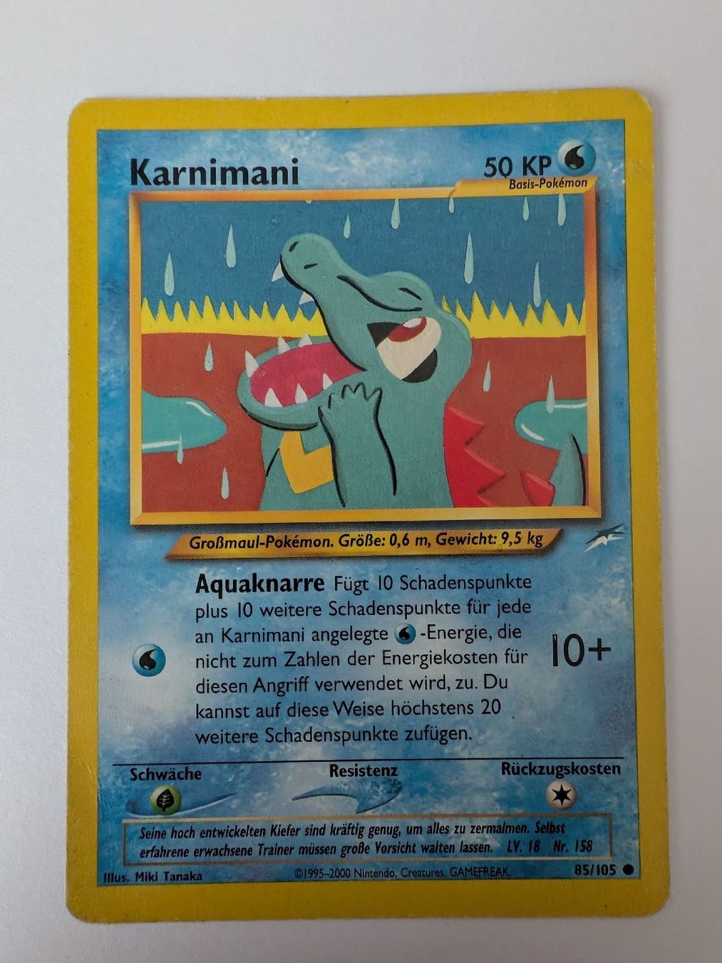 Pokémon Carte collezionabili: Karnimani (Totodile) – Usato da Märstetten venduto da eri_9lt8