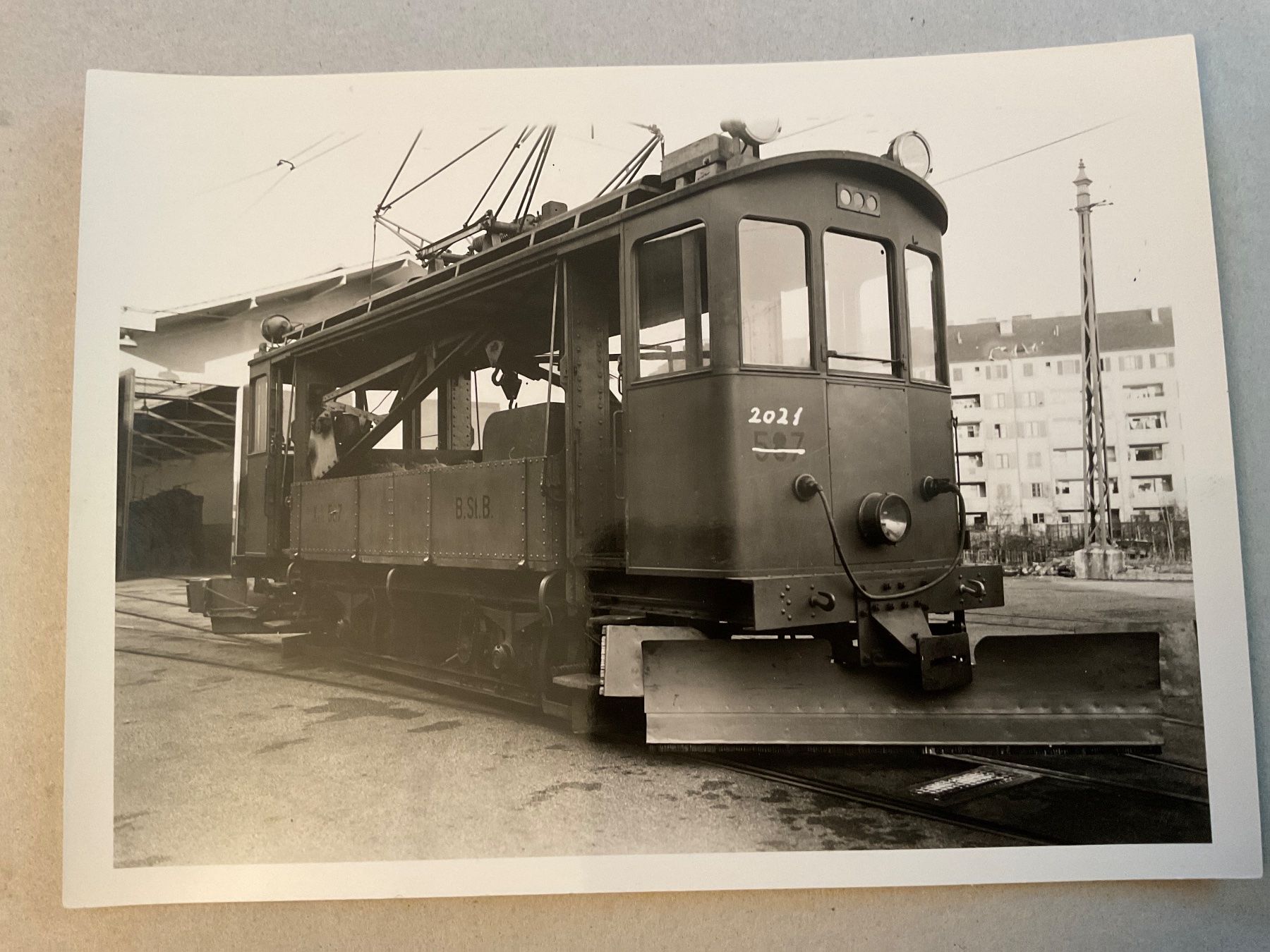 Documenti: BVB Basel, Materialtransportwagen – Nuovo (secondo la descrizione) da Tecknau venduto da bleilaus