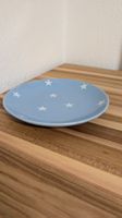 Teller von IB LAURSEN, blau mit weissen Sternen, neu