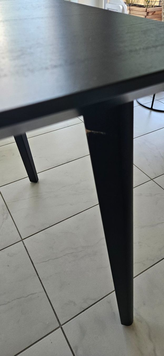 Ikea Tavoli: Schwarzer Esstisch von Ikea – Usato da Oberrohrdorf venduto da katzenkoch 3