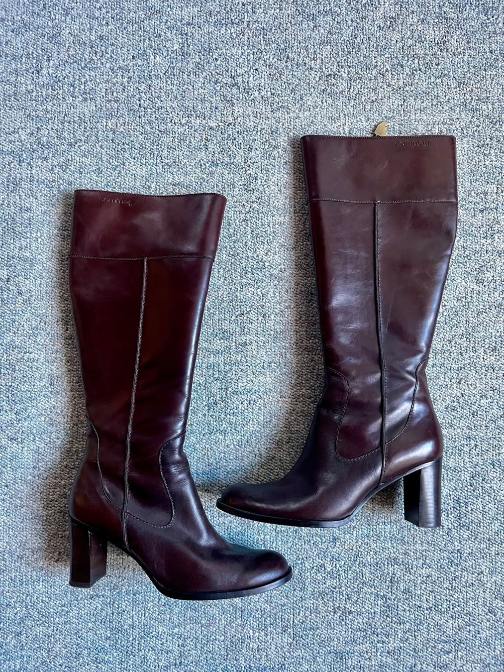 Comma Damenschuhe: Comma Stiefel, Leder, Gr. 39 – Gebraucht aus Vilters von Brady
