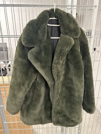 Mango Casual Mantel, Moos Grün, Gr. M, Winter, Top!