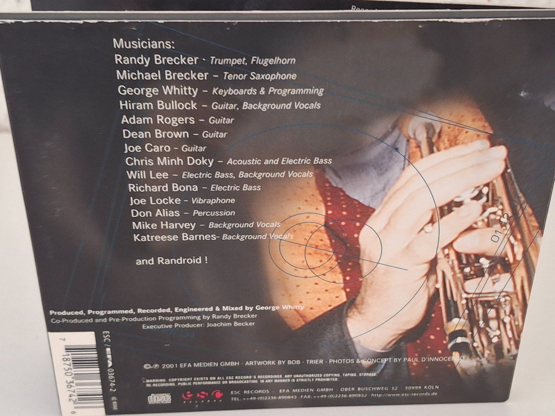 CDs: CD Randy Brecker - Hangin' in the City – Gebraucht aus Aarberg von Jackup1 1