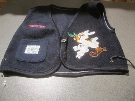 Gilet ca. Grösse 74, dunkelblau