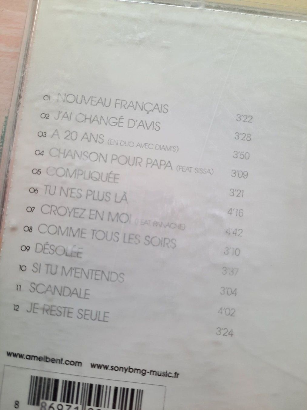 CD: Cd Amel Bent - 20 ans – Usato da Pully venduto da bro_n52j 2