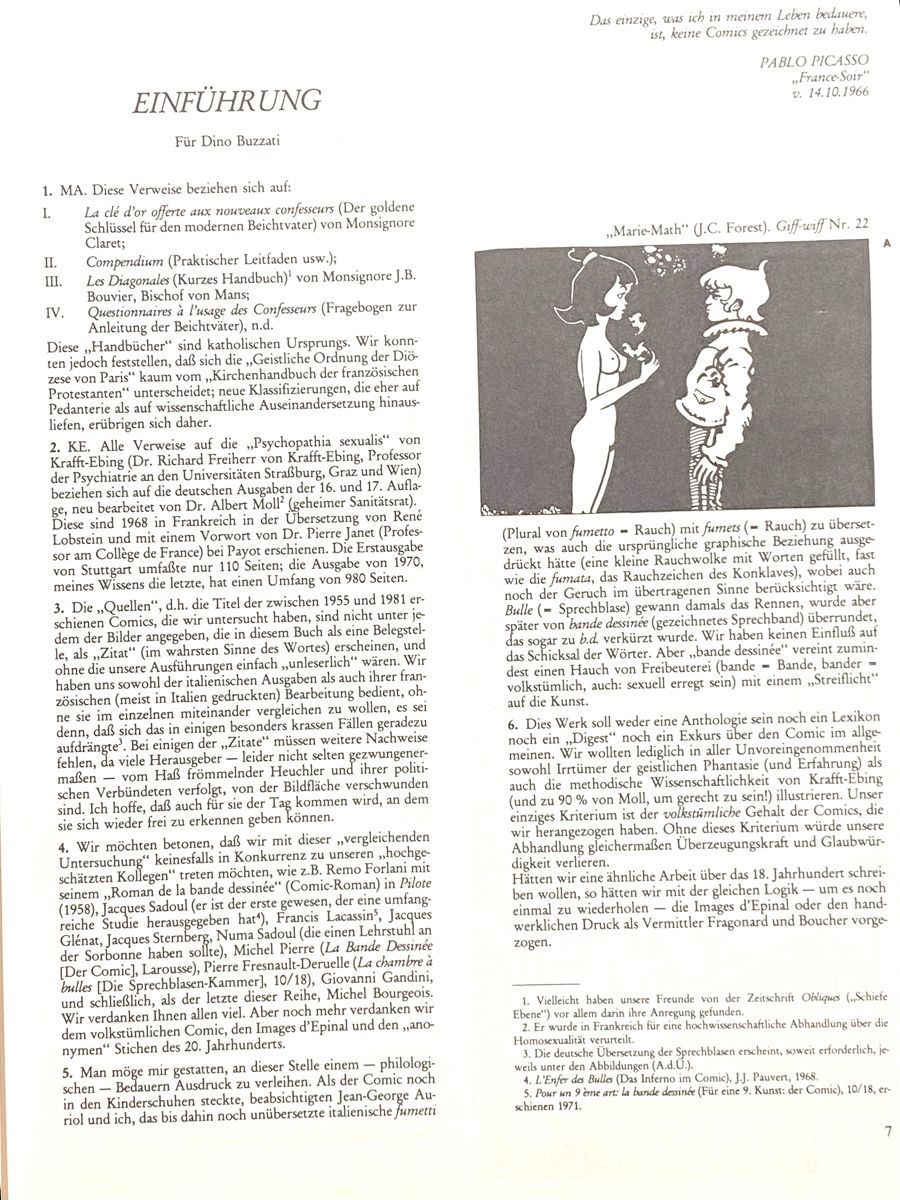 Comics: PSYCHOPATHIA SEXUALIS IM COMIC-STRIP /Ein Sachbuch – Gebraucht aus Zuerich von  3