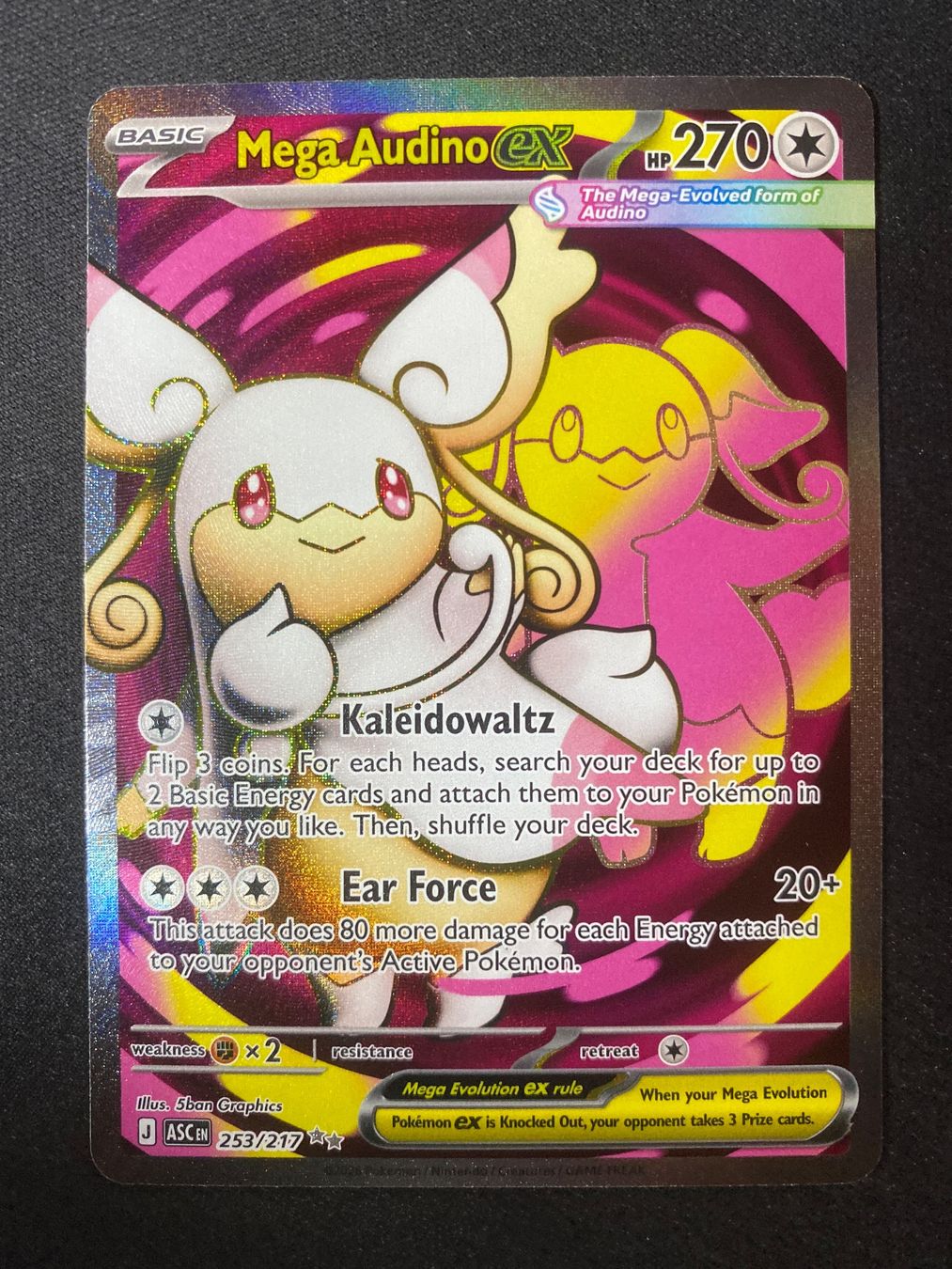 Pokémon Carte collezionabili: Mega Audino ex 172 - Ascended Heroes - EN – Nuovo (secondo la descrizione) da Hausen AG venduto da Shrade