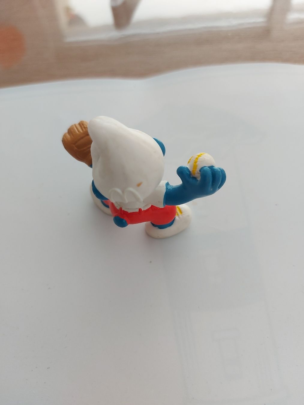 Mc Donald's Statuette: Baseball-Werfer Schlumpf Mc Donalds – Nuovo (secondo la descrizione) da Rothrist venduto da Stranglehold 1