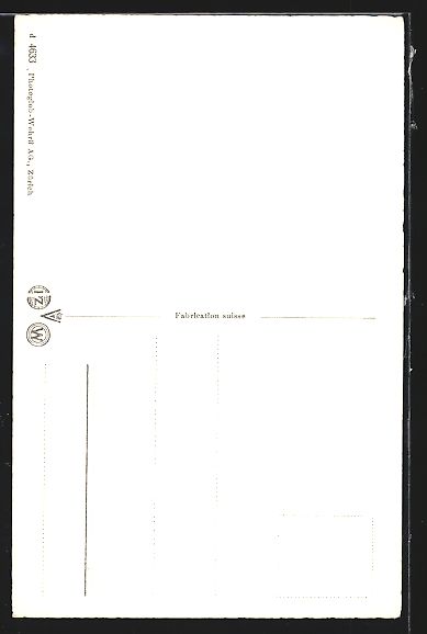 Cartoline postali: AK Wengen, Ortspartie im Schnee – Usato da Berlin venduto da bartko-reher 1